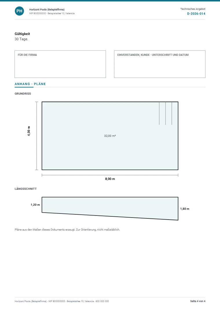 Seite 4 des technischen Beispiel-Dossiers als PDF